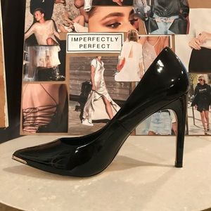 Ted Baker black patent heels